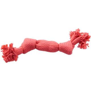 BUSTER Colour Squeak Rope Medium Koralrød