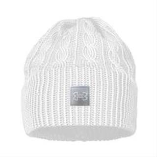 Hat Under Armour UA Halftime Cable Knit 1379995-100 Størrelse OSFM