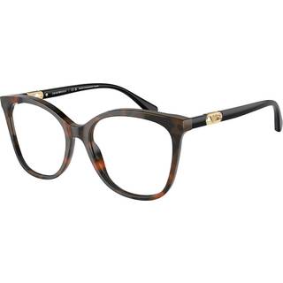 Emporio Armani Kvinde EA3231 6060 Optiske stel Acetat Rød Transparent Firkantet Normal - Rød