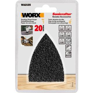 Worx 20pc sandpaper finger kit 40＃ 80＃ 120＃ 180＃ 220＃
