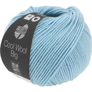 Lana Grossa Cool Wool Big/Mélange garn - merinould Lys Blå meleret 1620