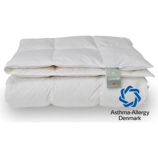 Dobbeltdyne 240x220 cm - Moskusdun dyne - King size vinterdyne - Quilts Of Denmark - Samsø dynen