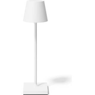Nuindie pocket LED genopladelig bordlampe, hvid, IP54, dæmpbar