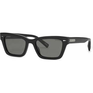 Chopard Mand SCH338 700P Solbriller Acetat Sort Grå Firkantet Polariseret Antiblænding