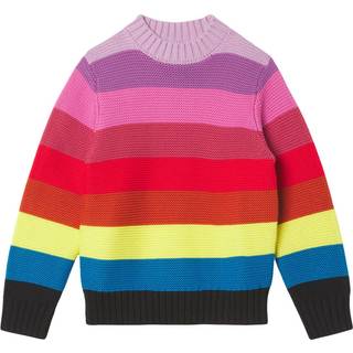 Stella McCartney Kids Striped cotton and wool sweater - multicoloured - Y 6