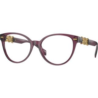 Versace Kvinde VE3334 5220 Optiske stel Acetat Violet Transparent Cat Eye Normal
