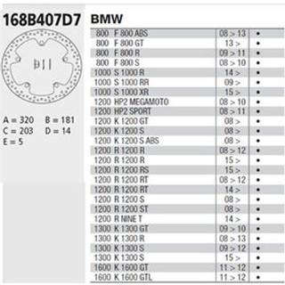 Brembo Bremseskiver Faste Med Tgk