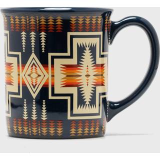 Pendleton 18oz Ceramic Mug Harding Navy