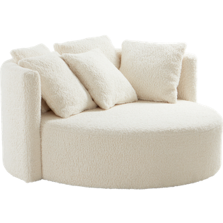 WYOMING MINI TEDDY børnesofa - Hvid