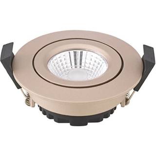 LED indbygningsspot Diled, Ø 8,5 cm, 6 W, 3.000 K, rosé