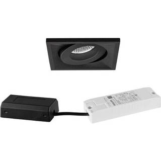BRUMBERG Downlight BB36, dæmpbar, Sort, Stue/spisestue, Aluminium,