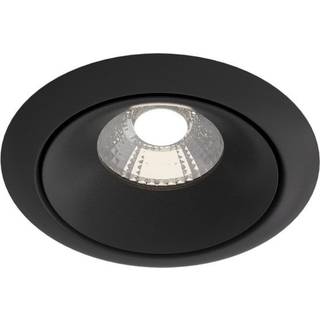 Maytoni Yin LED indbygningslampe, IP20, 3000K, triac, sort