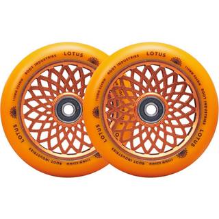 Root Lotus Hjul Til Løbehjul 2-Pak (110mm - Radiant Orange)