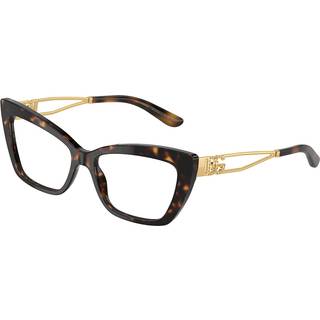 Dolce & Gabbana DG3375B 502 55 Briller Kvinder Tortoiseshell - Dark Tortoise - 55mm