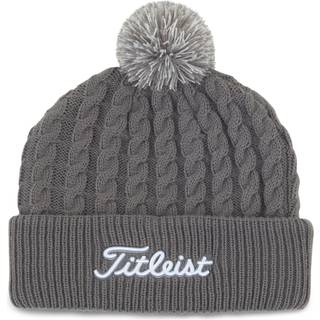 Titleist Cable Knit Pom Pom Hue Grey/White