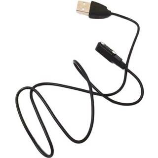 USB Magnetisk Ladekabel til Smartwatch K12 - 0.6m - Sort