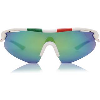 Salice 012 ITA BIANCO/RW VERDE 140 Solbriller Mænd Rød - Red - 140mm