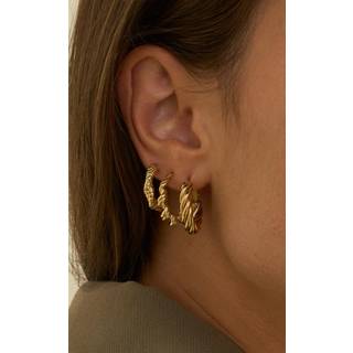 Smykkeli Copenhagen Øreringe - San Diego - Gold Colour
