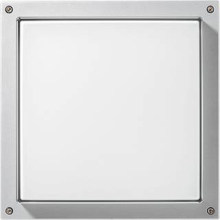 Performance in Lighting Bliz Square 40 væglampe, 3.000 K, hvid, dæmpbar 40,, Hvid/opal, Aluminium