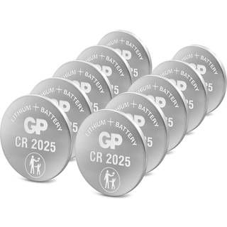 Knapcelle CR2025 batterier / 3V Lithium / 10 stk