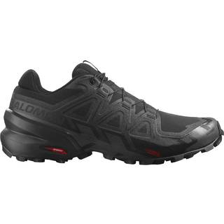 Salomon Men's Speedcross 6 Wide Black/Black/Phantom, 41 1/3