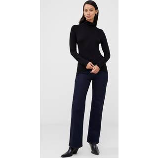 French Connection French Connection Black Jersey Venitia Split Cuff Top