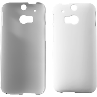 HTC One M8 inCover Plastik Cover - Hvid
