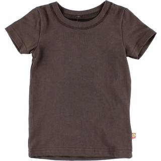 Kortærmet brun T-shirt