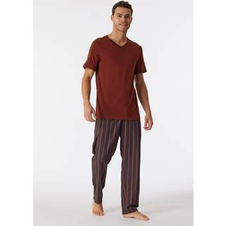 Schiesser Mix Plus Relax T Shirt - Wine red - 58