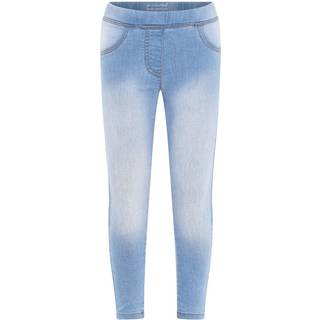 Minymo Pige Jeggings i økologisk bomuld - Light Dusty Blue - 86