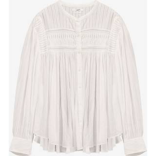 Marant Etoile Plalia oversized cotton blouse - white - XXS