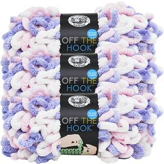 Lion brand garn fra krogen garn voluminøs no-needle håndværk garn til hækling af håndstrikende garn 3-pack enhjørning