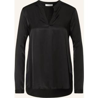 Viscose Shirt Blouse in black plain