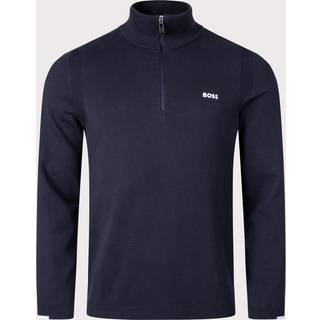 Hugo Boss Blue Cotton Cardigan