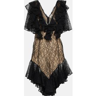 Khaite Eyona Chantilly lace minidress - black - L