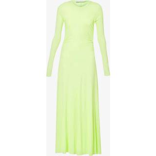 Proenza Schouler White Label cutout jersey maxi dress - green - XXS