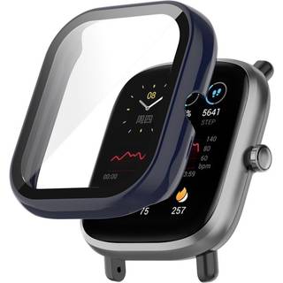 Amazfit Bip U / Bip U Pro Hård Plast Case m. Indbygget Skærmbeskyttelse - Blå