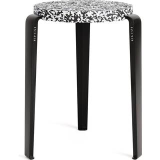 TipToe LOU Skammel Genanvendt Plastik Sort/Graphite Black
