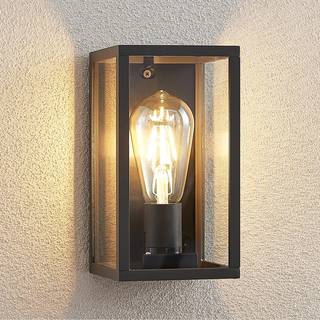 Lindby udendørs væglampe Filimon, antracit, 22 cm, IP44, E27