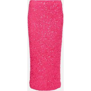 Rotate Sequined midi skirt - pink - S