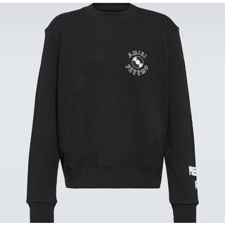 Amiri Printed cotton jersey sweatshirt - black - EU 48