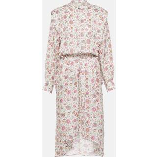 Isabel Marant Lokeya floral midi dress - beige - XXS