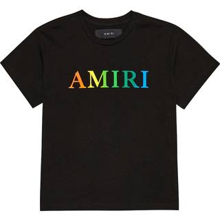 Amiri Kids Logo cotton T-shirt - black - Y 12