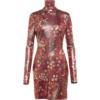 Etro Paisley high neck minidress - multicoloured - M