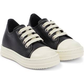Rick Owens Kids Baby leather sneakers - black - EU 21