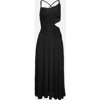 Zimmermann One-shoulder knit midi dress - black - XL