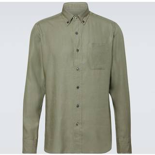 Tom Ford Lyocell shirt - green - EU 37