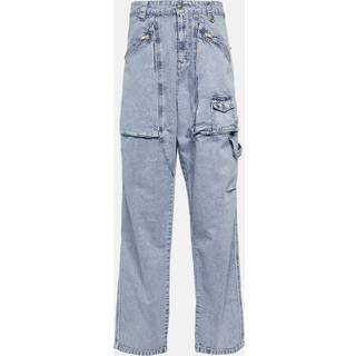 Isabel Marant Paciane wide-leg cargo jeans - purple - M