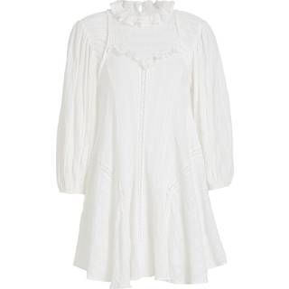 Marant Etoile Isma flared cotton-blend minidress - white - XS