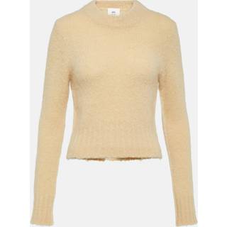 Ami Paris Alpaca and wool-blend sweater - yellow - XXS